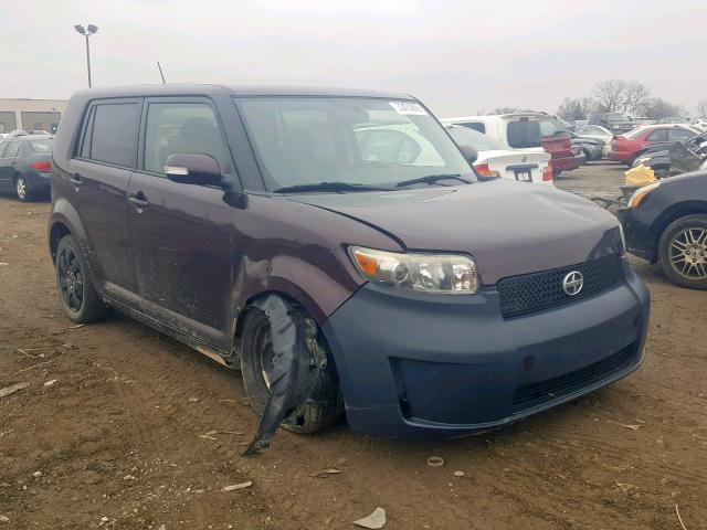 JTLKE50E981054605 - 2008 TOYOTA SCION MAROON photo 1