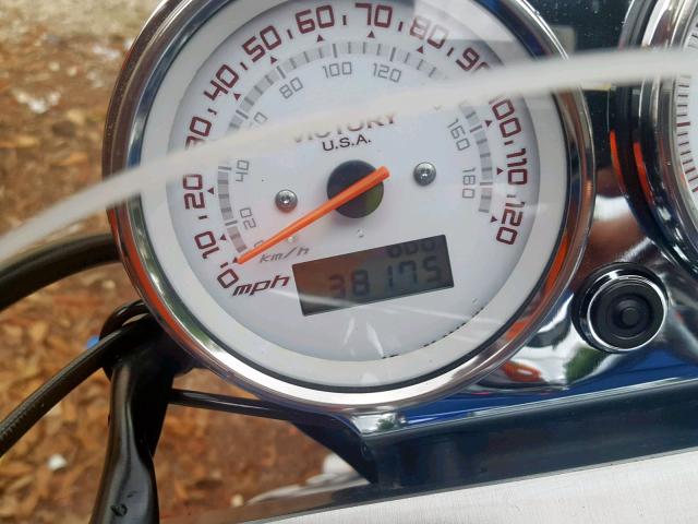 5VPHB26DX63002382 - 2006 VICTORY MOTORCYCLES HAMMER BLUE photo 8