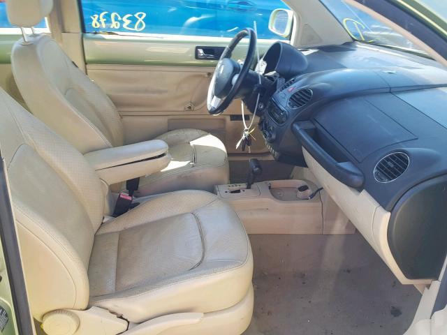 3VWSG31C26M412356 - 2006 VOLKSWAGEN NEW BEETLE Yaşıl foto 5