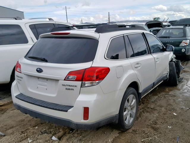 4S4BRDKC7A2374555 - 2010 SUBARU OUTBACK 3. WHITE photo 4