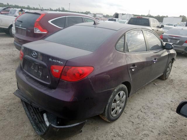 KMHDU46D69U662352 - 2009 HYUNDAI ELANTRA GLS  photo 4