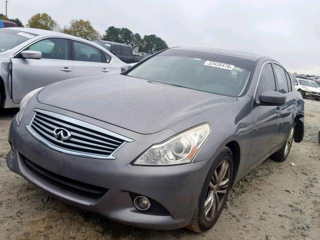 JN1CV6AR7CM675374 - 2012 INFINITI G37 GRAY photo 2