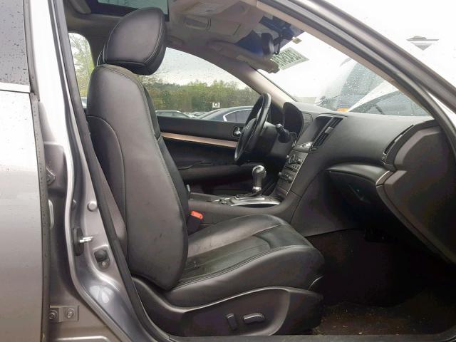 JN1CV6AR7CM675374 - 2012 INFINITI G37 GRAY photo 5