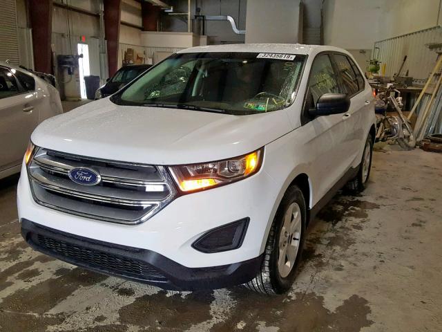 2FMPK4G94JBB57157 - 2018 FORD EDGE SE WHITE photo 2