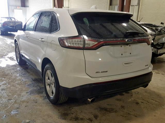 2FMPK4G94JBB57157 - 2018 FORD EDGE SE WHITE photo 3