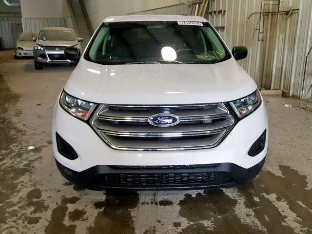 2FMPK4G94JBB57157 - 2018 FORD EDGE SE WHITE photo 9