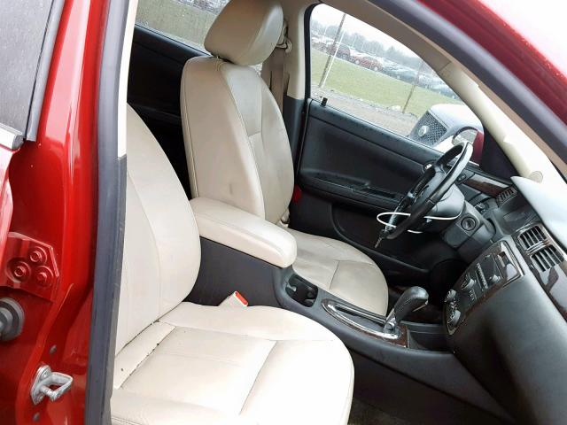 2G1WC5E37D1125341 - 2013 CHEVROLET IMPALA LTZ RED photo 5