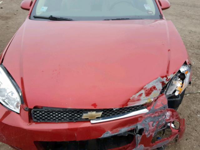 2G1WC5E37D1125341 - 2013 CHEVROLET IMPALA LTZ RED photo 7