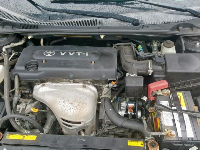 JTKDE177X50059889 - 2005 TOYOTA SCION TC შავი ფოტო 7