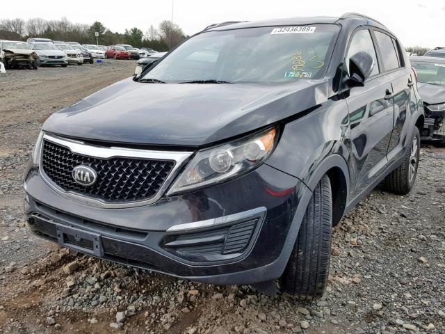 KNDPB3AC4E7579236 - 2014 KIA SPORTAGE B BLACK photo 2