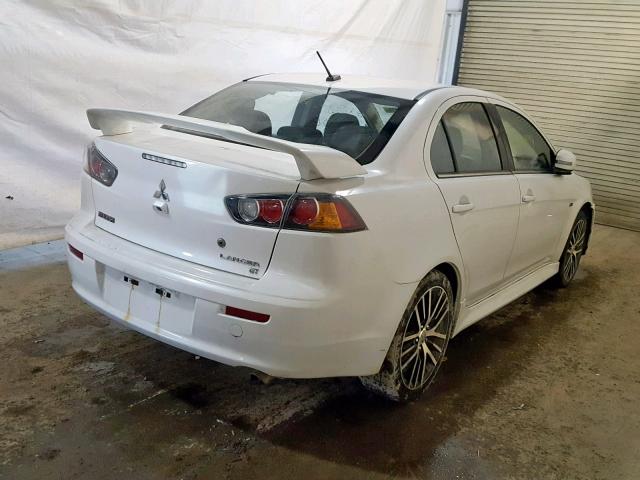 JA32U8FW2GU005953 - 2016 MITSUBISHI LANCER GT WHITE photo 4