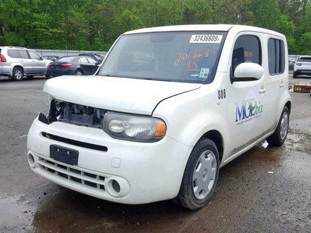 JN8AZ2KR7BT201868 - 2011 NISSAN CUBE BASE WHITE photo 2