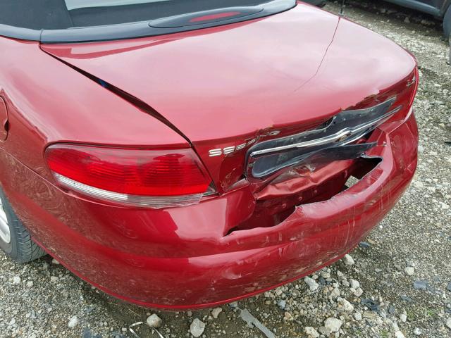 1C3EL55T13N525514 - 2003 CHRYSLER SEBRING LX RED photo 9