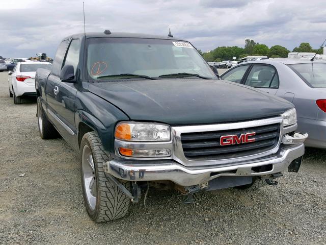 2GTEC19T541134951 - 2004 GMC NEW SIERRA GREEN photo 1