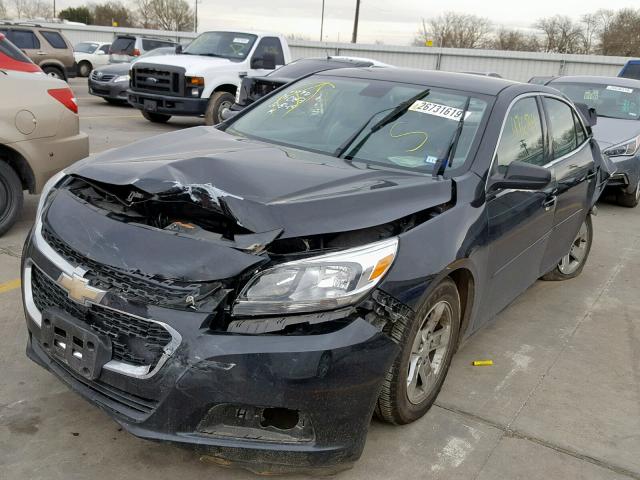 1G11B5SL5FF314082 - 2015 CHEVROLET MALIBU LS BLACK photo 2