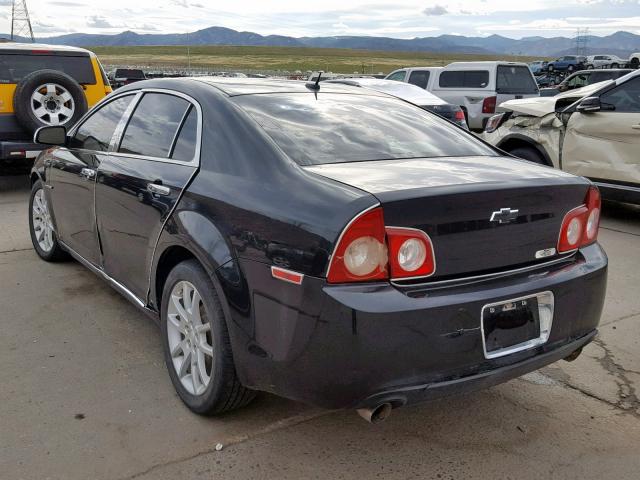 1G1ZK577294189783 - 2009 CHEVROLET MALIBU LTZ შავი ფოტო 3