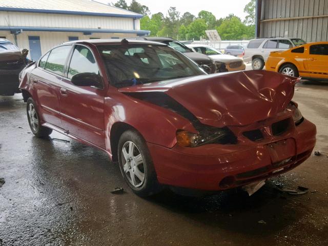 1G2NE52F93C173688 - 2003 PONTIAC GRAND AM S RED photo 1