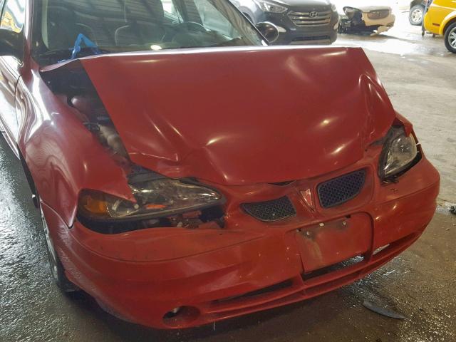 1G2NE52F93C173688 - 2003 PONTIAC GRAND AM S RED photo 10