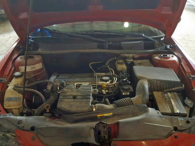 1G2NE52F93C173688 - 2003 PONTIAC GRAND AM S RED photo 7