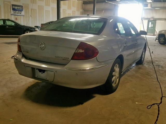 2G4WD562351286289 - 2005 BUICK LACROSSE C GRAY photo 4