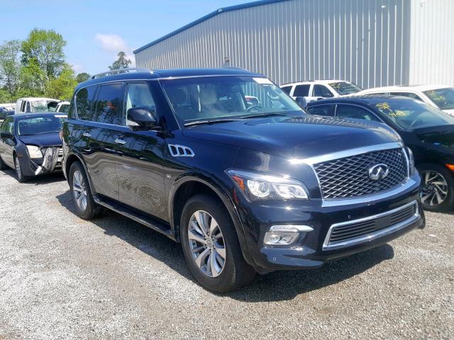 JN8AZ2NF6H9643483 - 2017 INFINITI QX80 BASE BLACK photo 1