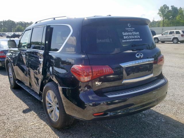 JN8AZ2NF6H9643483 - 2017 INFINITI QX80 BASE BLACK photo 3