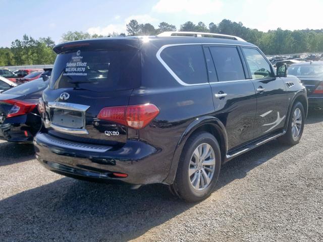 JN8AZ2NF6H9643483 - 2017 INFINITI QX80 BASE BLACK photo 4