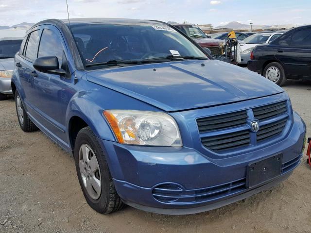 1B3HB28BX7D212682 - 2007 DODGE CALIBER BLUE photo 1