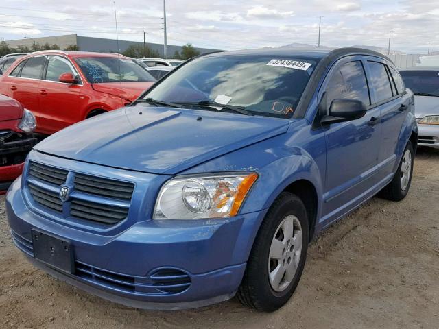 1B3HB28BX7D212682 - 2007 DODGE CALIBER BLUE photo 2