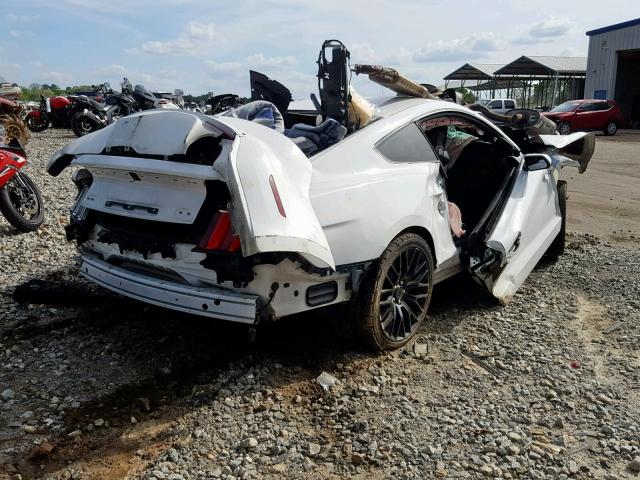 1FA6P8TH8F5345400 - 2015 FORD MUSTANG WHITE photo 4