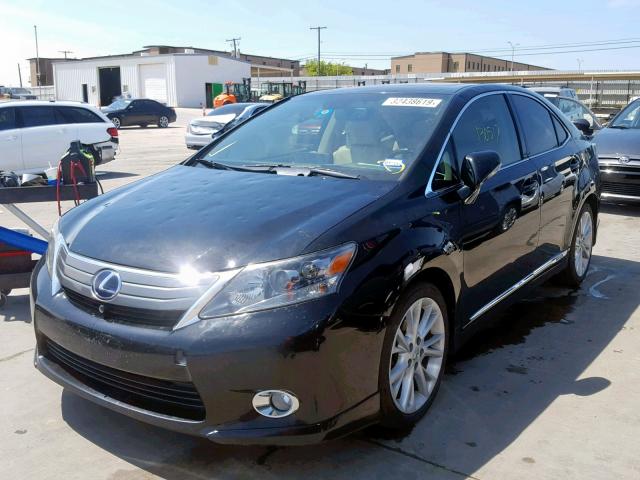 JTHBB1BA7A2027831 - 2010 LEXUS HS 250H BLACK photo 2