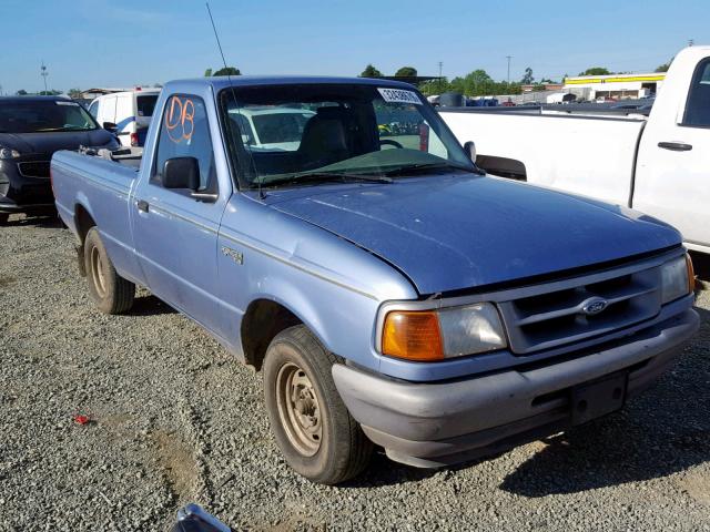 1FTCR10A1VUA21960 - 1997 FORD RANGER BLUE photo 1