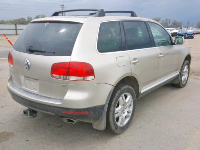 WVGCM77L14D045078 - 2004 VOLKSWAGEN TOUAREG 4. TAN photo 4