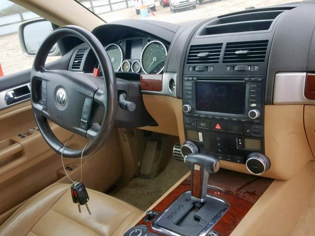 WVGCM77L14D045078 - 2004 VOLKSWAGEN TOUAREG 4. TAN photo 9