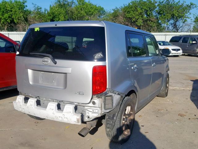 JTLKE50E291077810 - 2009 TOYOTA SCION XB 银色 照片 4