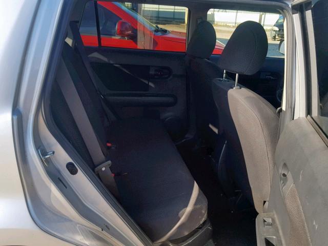 JTLKE50E291077810 - 2009 TOYOTA SCION XB 银色 照片 6