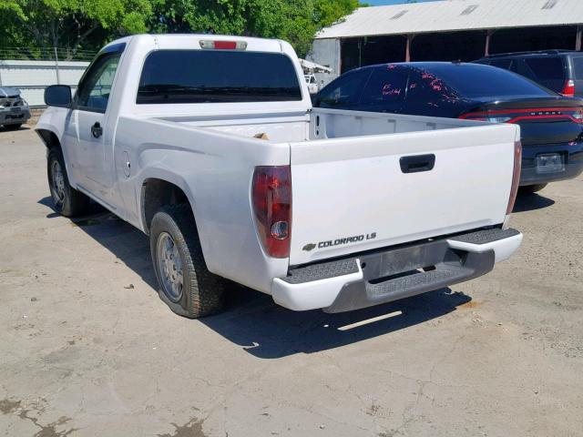 1GCCS249788196947 - 2008 CHEVROLET COLORADO L WHITE photo 3