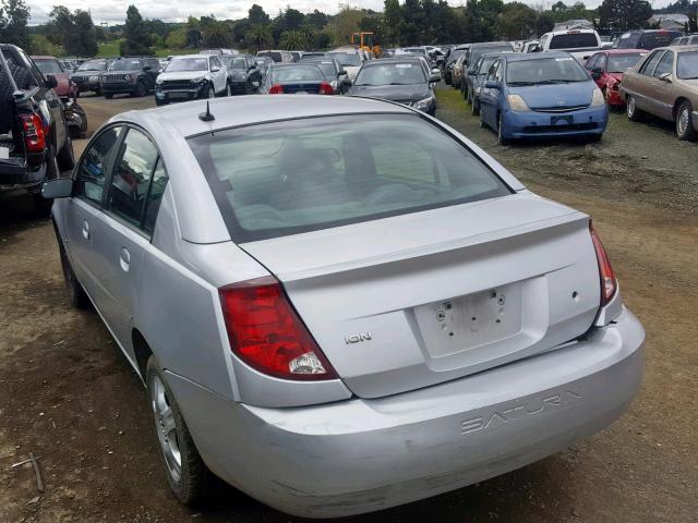 1G8AJ55F57Z163691 - 2007 SATURN ION LEVEL SILVER photo 3