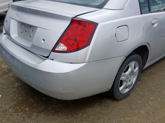 1G8AJ55F57Z163691 - 2007 SATURN ION LEVEL SILVER photo 9