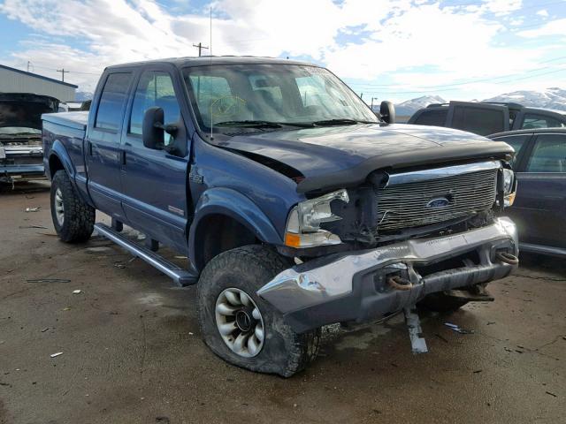 1FTSW31P34EB37995 - 2004 FORD F350 SRW S BLUE photo 1