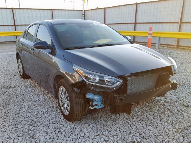 3KPF24AD0KE012849 - 2019 KIA FORTE FE GRAY photo 1