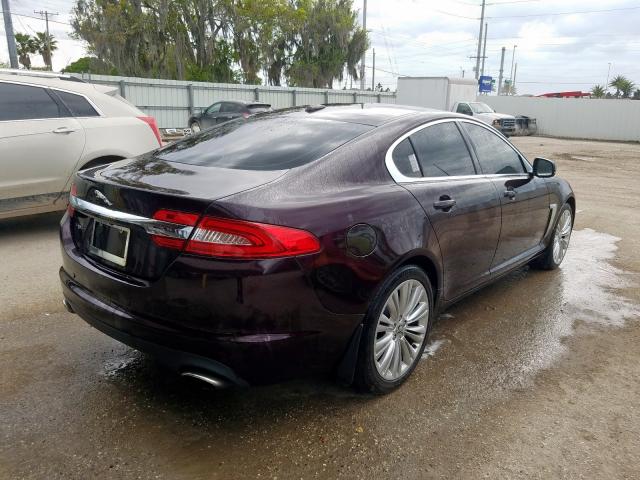 SAJWA0HB5CLS55809 - 2012 JAGUAR XF PORTFOLIO  photo 4