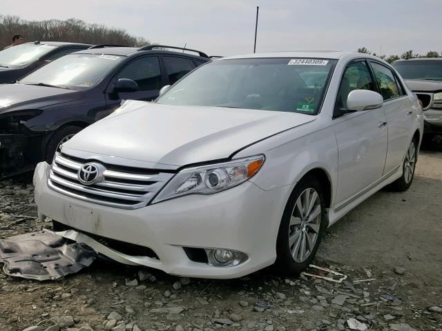 4T1BK3DB8BU378025 - 2011 TOYOTA AVALON BAS WHITE photo 2