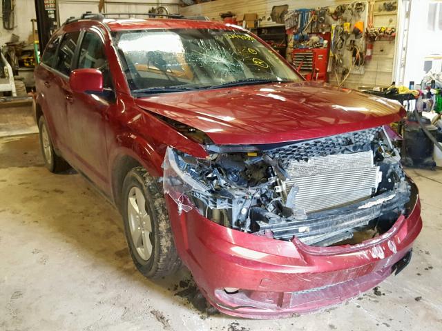 3D4PH1FG3BT502219 - 2011 DODGE JOURNEY MA MAROON photo 1