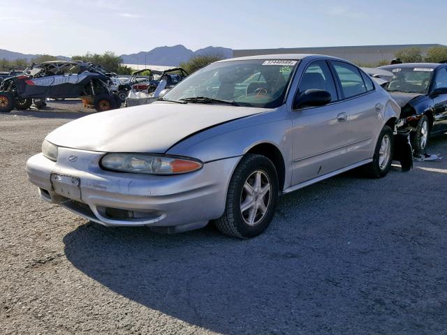 1G3NL52E84C175880 - 2004 OLDSMOBILE ALERO GL SILVER photo 2