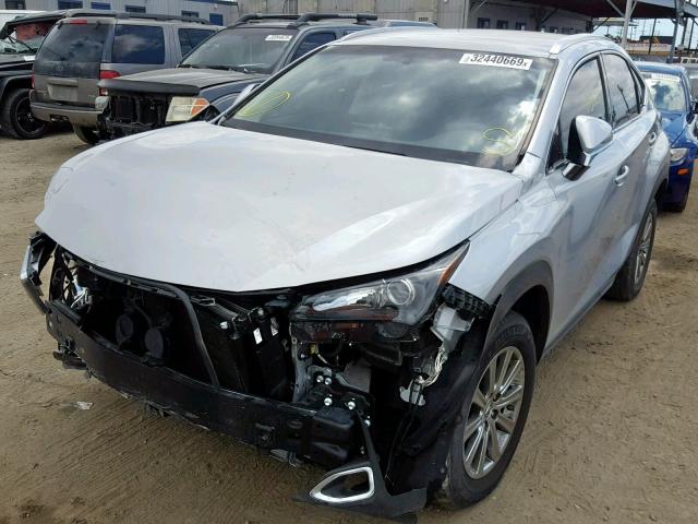 JTJYARBZ3G2041122 - 2016 LEXUS NX 200T SILVER photo 2