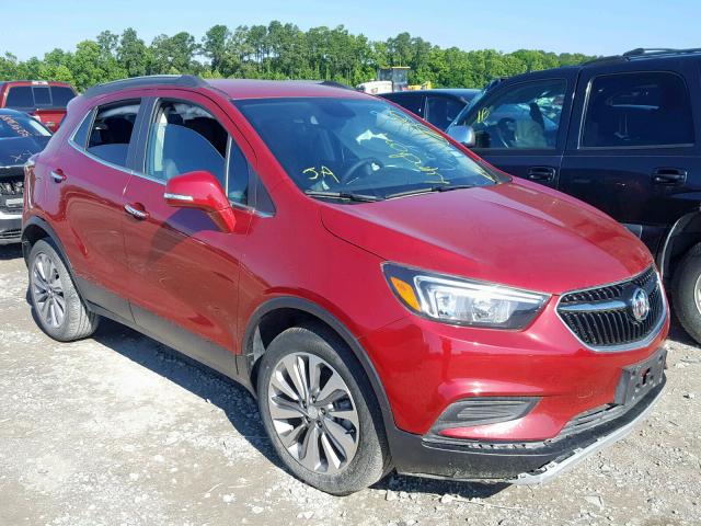 KL4CJASB6JB666424 - 2018 BUICK ENCORE PRE RED photo 1