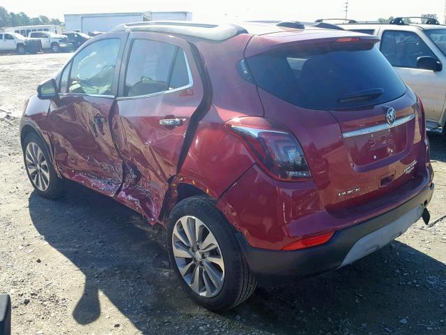 KL4CJASB6JB666424 - 2018 BUICK ENCORE PRE RED photo 3