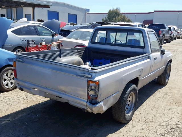 JT4RN50R5J5124130 - 1988 TOYOTA PICKUP 1/2 GRAY photo 4