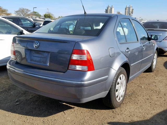 3VWRA69M84M005007 - 2004 VOLKSWAGEN JETTA GL GRAY photo 4